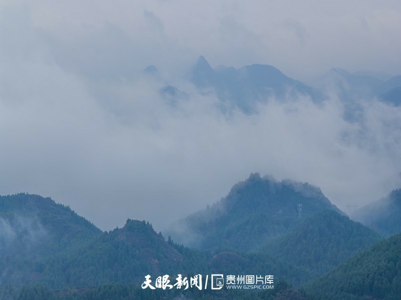 933236-梅花山景区霞光万丈，云雾缭绕，云海壮阔！.jpg
